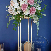 Олимпия, Свадебный президиум с фоном и цветами